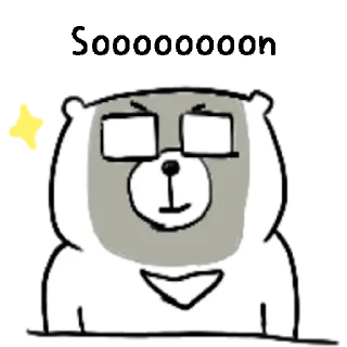 😃 emoji 摸摸熊：投資那些小事. @cutemomobear Telegram sticker 10 of 99