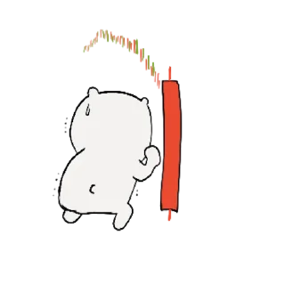 😅 emoji 摸摸熊：投資那些小事. @cutemomobear Telegram sticker 7 of 99