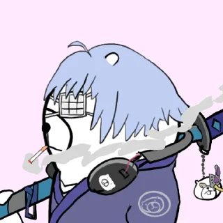 Sticker from 摸摸熊那些致敬的二創