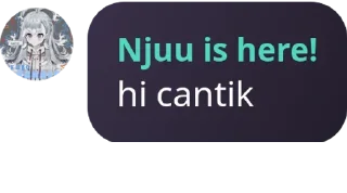 😎 emoji njuu berkata Telegram sticker 8 of 90