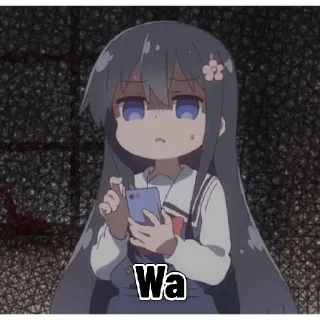 😑 emoji My anime life Telegram sticker 21 of 64
