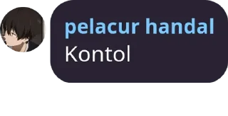 Sticker from para manusia anime