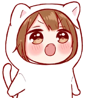 😡 emoji Cute girl Telegram sticker 11 of 47
