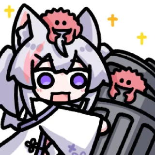 Sticker from 風間白花 @zhaxia_cn