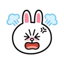 😡 emoji Line Friends Emoji Telegram sticker 2 of 40