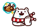 Sticker from 白白，冬天了!+白白日記 · 好熱啊!+夯番薯x白白日記 最愛賴著你+白白日記,哇哇哇!