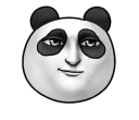 🙂 emoji Lucu Panda. @bistic Telegram sticker 22 of 40