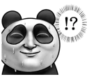 😓 emoji Lucu Panda. @bistic Telegram sticker 7 of 40
