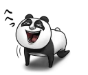😫 emoji Lucu Panda. @bistic Telegram sticker 19 of 40