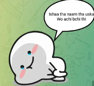 🥲 emoji Bhag gyi op! @Itz_anixd Telegram sticker 18 of 32