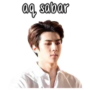 😢 emoji Sehun EXO by @wontae Telegram sticker 9 of 10