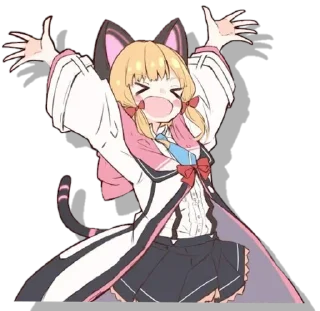 😍 emoji Saiba Momoi @Anak_kucing_stiker Telegram sticker 20 of 40