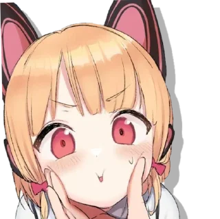😍 emoji Saiba Momoi @Anak_kucing_stiker Telegram sticker 8 of 40