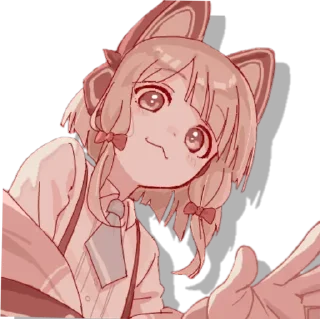 😍 emoji Saiba Momoi @Anak_kucing_stiker Telegram sticker 24 of 40
