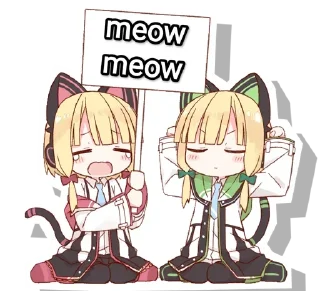 😍 emoji Midori & Momoi @Anak_kucing_stiker Telegram sticker 11 of 60