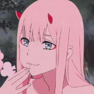 🍬 emoji Zero two Telegram sticker 7 of 20