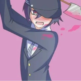 🪓 emoji Pregame Shuichi Saihara Telegram sticker 10 of 50