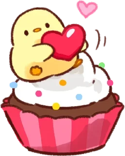 🐣 emoji Ana the Chick!!🐣🐥 w/@sugarcunt Telegram sticker 15 of 40
