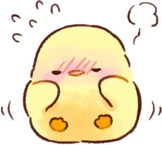 🐣 emoji Ana the Chick!!🐣🐥 w/@sugarcunt Telegram sticker 10 of 40