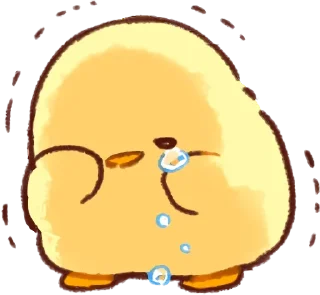 🐣 emoji Ana the Chick!!🐣🐥 w/@sugarcunt Telegram sticker 23 of 40