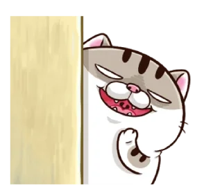 😃 emoji fat cat Ami 2 (EN) @bistic Telegram sticker 20 of 40