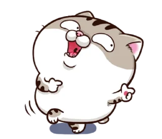 🤪 emoji fat cat Ami 2 (EN) @bistic Telegram sticker 5 of 40