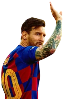 👋 emoji Lionel Messi @Stickersey Telegram sticker 6 of 45