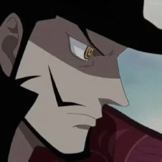 ⚔ emoji Dracule Mihawk @catboiis Telegram sticker 22 of 35