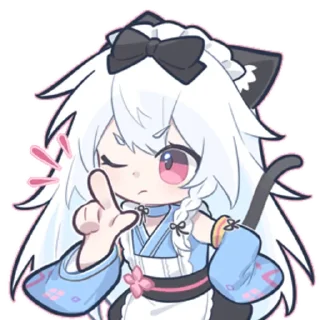 👎 emoji 小猫丸日常 @zhaxia_cn Telegram sticker 8 of 16
