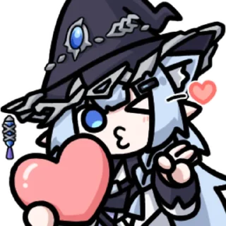 ❤️ emoji 雪音猫猫一 @zhaxia_cn Telegram sticker 20 of 32