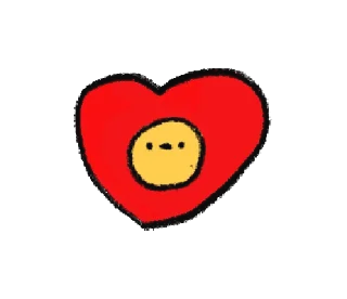 💬 emoji @gmoue! Happy happy Raccoon dog & egg Telegram sticker 21 of 35