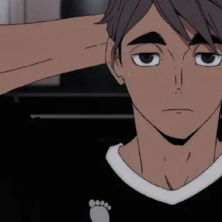 🏐 emoji osamu miya @stikeranimeniebg Telegram sticker 10 of 30