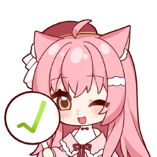✔️ emoji 落雪咖啡屋 Telegram sticker 21 of 26