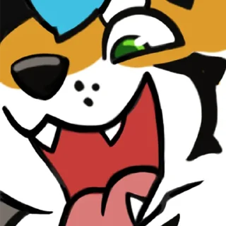 😋 emoji 焦糖狼狼 Telegram sticker 6 of 67