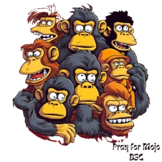 🐒 emoji Mojo BSC Telegram sticker 24 of 35