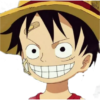 Sticker from Kid Luffy