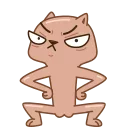😟 emoji Colored Cats - @istkr Telegram sticker 24 of 30