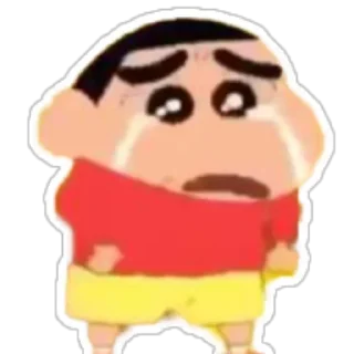 😭 emoji @Mr_MSD_Offl Shin Chan Stickers Telegram sticker 14 of 21