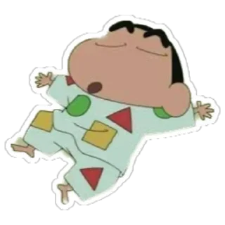 😴 emoji @Mr_MSD_Offl Shin Chan Stickers Telegram sticker 16 of 21
