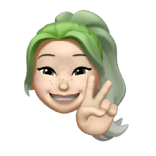 ✌ emoji matcha ash Telegram sticker 15 of 32