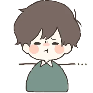 Sticker from boy