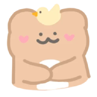 🐤 emoji Boo Bear | @cutestickers4you Telegram sticker 14 of 40