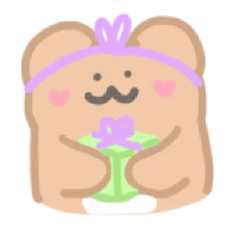 🎁 emoji Boo Bear | @cutestickers4you Telegram sticker 17 of 40