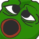 😮 emoji Pepe Telegram sticker 8 of 59