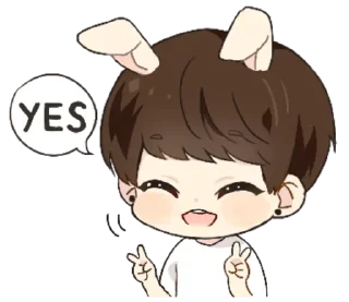 🤖 emoji tinybun boy with @sugarcunt Telegram sticker 23 of 40