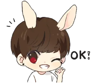 🤖 emoji tinybun boy with @sugarcunt Telegram sticker 8 of 40