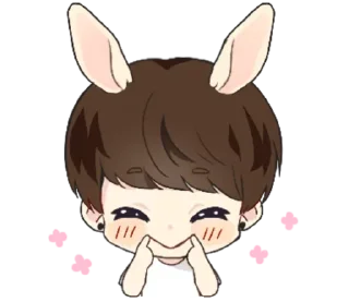 🤖 emoji tinybun boy with @sugarcunt Telegram sticker 16 of 40