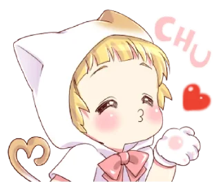 😘 emoji Boy of a cat ear @bistic Telegram sticker 6 of 40