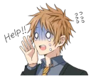 😭 emoji Fun life of Boy Student 3 & 4 Telegram sticker 20 of 81