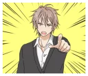 👇 emoji Fun life of Boy Student 1 & 2 Telegram sticker 23 of 81